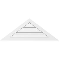 50 W 18-3 4 H Триаголник Површински монтирање PVC Gable Vent Pitch: Нефункционален, W 3-1 2 W 1 P Стандардна рамка