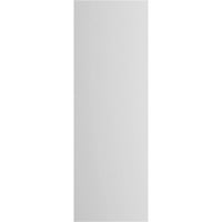 Ekena Millwork 3 4 W 103 H TRUE FIT PVC, два табла врамени од табла-n-batten ролетни, бели