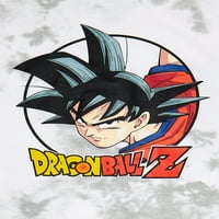 Графичка маица со змеј топка Z Goku Boys Graphic Tie-Dye, 2-пакет, големина 4-18