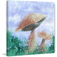 Магла за печурки Сликарство печатење на завиткано платно