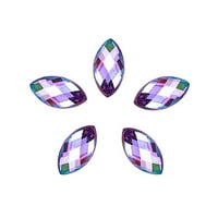 Мунски Сјај Коњско Око Кристали 3Д Уметност За Нокти Декоративен Лепак Акрилик