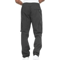 Дозвола За Продажба На Магацин Јубонг Мажи Цврсти Секојдневни Повеќе Џебови Фитнес Панталони На Отворено Товарни Панталони Панталони