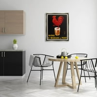 Sumn Industries гроздобер пиво пиво АД Графичка уметност сјај сиво лебдечко платно печатено wallид уметност, дизајн од Маркус