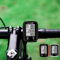 Anvazise Велосипед Stopwatch Безжичен Екран На Допир Прозрачно Позадинско Осветлување Водоотпорен Електронски Планински Патен Велосипед Стоперка Велосипед Додатоци Црн