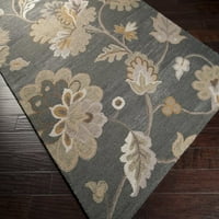 Уметнички ткајачи Детелина Сино кафеава транзиција 8 '11' килим во областа