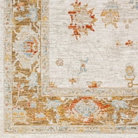 Уметнички ткајачи Медалјон Традиционална област килим, беж