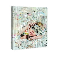 Wynwood Studio Fashion and Glam Wall Art Canvas Prints 'Katy Hirschfeld - Портрети на убави млади - бели, розови