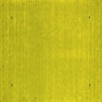 Ахгли Компанија Внатрешен Правоаголник Апстрактни Жолти Килими За Современа Област, 7'9'