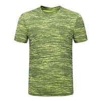 outfmvch маици за мажи летни секојдневни маици фитнес спорт брзо суво дишење женски блузи поло маици за мажи зелени