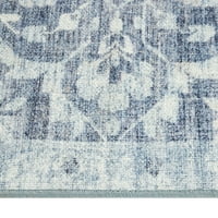 Подобри домови и градини сина персиска килим за акцент - 30 x46