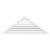 64 W 26-5 8 H Триаголник Површински монтирање PVC Gable Vent Pitch: Нефункционален, W 2 W 1-1 2 P BRICKMOLD FREM