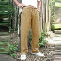 Печатени Спортски Комбинезони Џебна Работа Обични Панталони За Спојување Мажи Панталони Обични Машки Панталони Рамен Преден