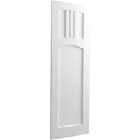 Ekena Millwork 15 W 75 H TRUE FIT PVC San Miguel Mission Style Fixed Mount Sulters, недовршени