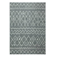 Mohawk Home Albia Printed in in Grey, 5'x7 '