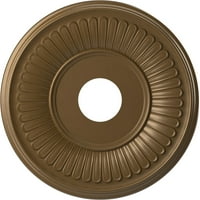 Екена Милвир 16 ОД 1 2 ИД 1 П Беркшир Термоформиран ПВЦ тавански медалјон, бронза од металик шампањ