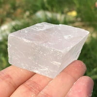 Природен исланд спар кристал минерал настава примерок А А Н2Р3